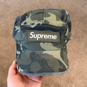 Supreme Green Camouflage Hat